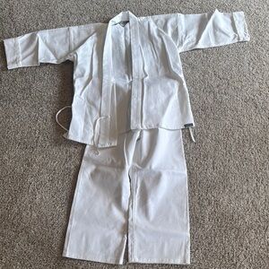 White Kids Martial Arts Gi Jacket and Pants